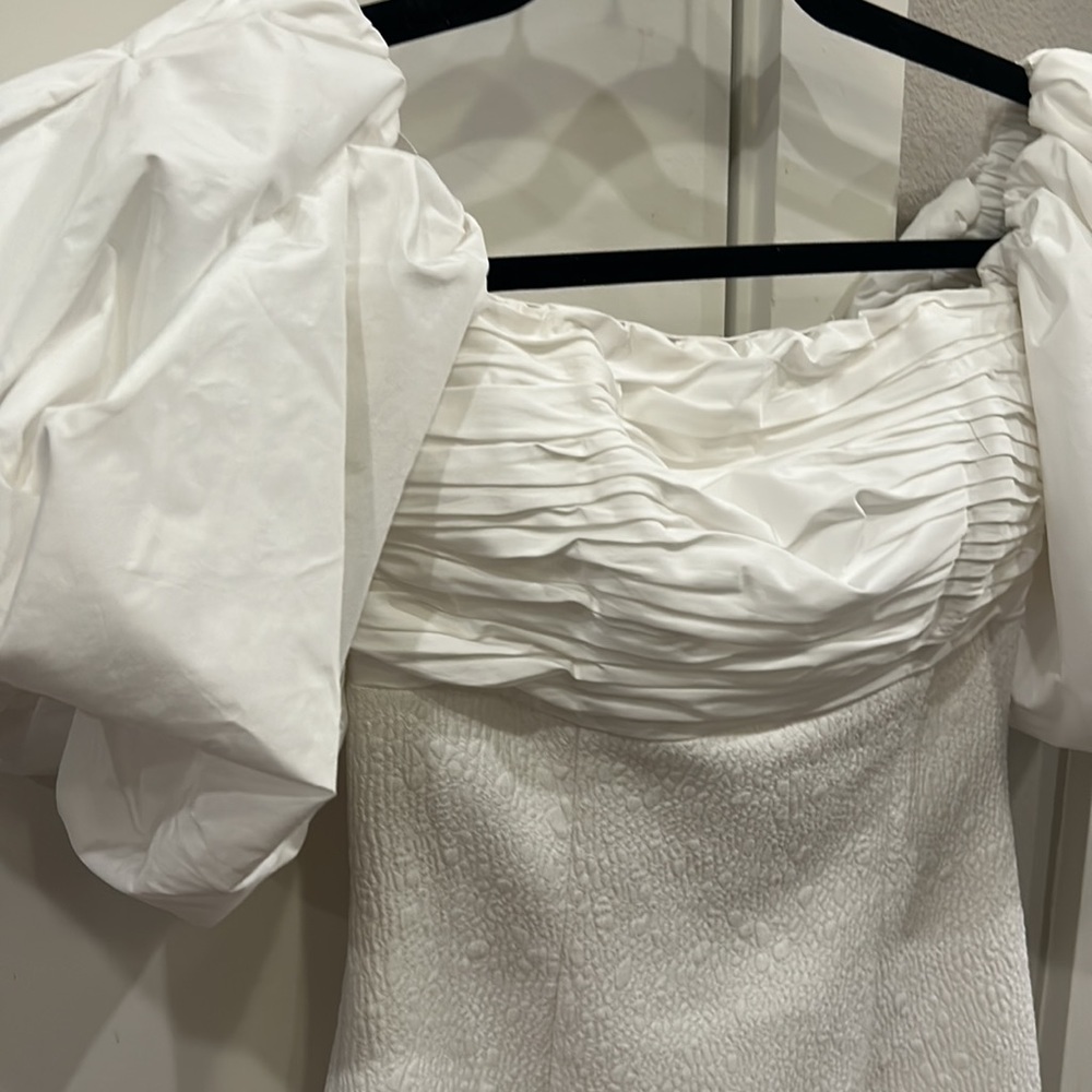 Rebecca Vallance Genevieve Puff-Sleeve Dress - Picture 5 of 7